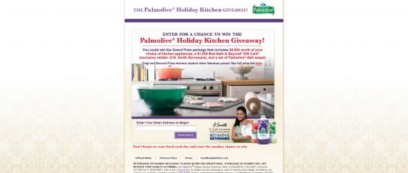 Palmolive Holiday Kitchen Giveaway! Sweepstakes