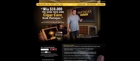 Partagas Ultimate Cigar Lounge Contest