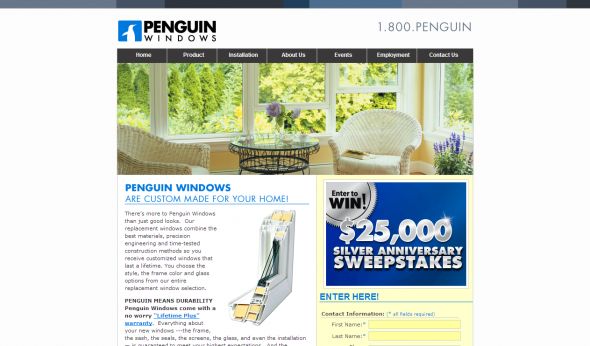 Penguin Windows $25,000 Silver Anniversary Sweepstakes