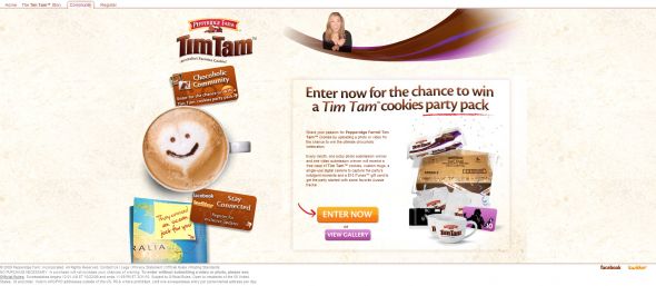 Tim Tam Cookies Giveaway Sweepstakes