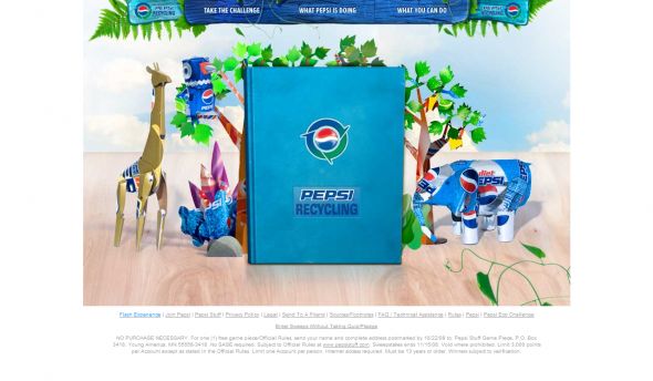 Pepsi Stuff Recycling Online Sweepstakes