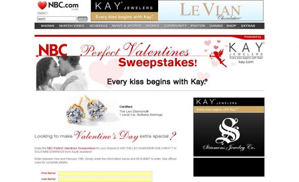 NBC Perfect Valentines Sweepstakes