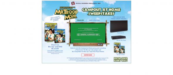 Pizza Patrón Mr. Troop Mom Sweepstakes