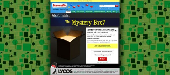 Gamesville Mystery Box Sweepstakes