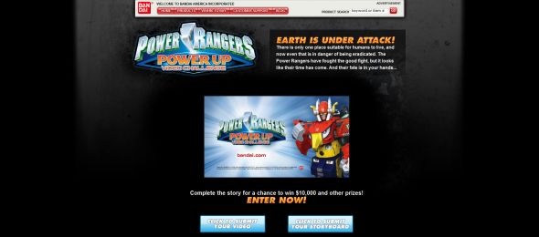 Power Rangers Power Up Video Challenge Contest