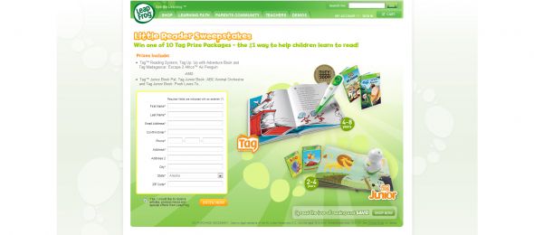 LeapFrog Little Readers Sweepstakes