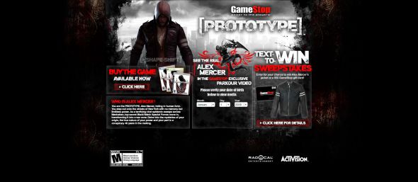 GameStop’s Prototype Sweepstakes