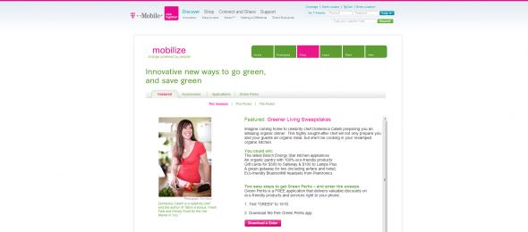 T-Mobile Greener Living Sweepstakes