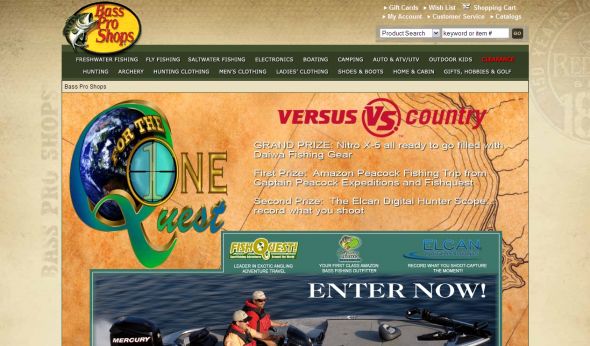 Bass Pro Shops 2009 Quest For The One Sweepstakes