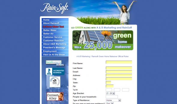 $25,000 Green Home Make Over Sweepstakes