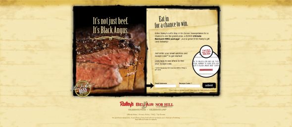 Raley’s Let’s Stay in for Dinner Sweepstakes