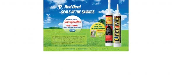 Red Devil Seal in the Savings Sweepstakes