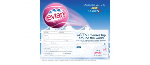 2009 Evian-US Open Sweepstakes