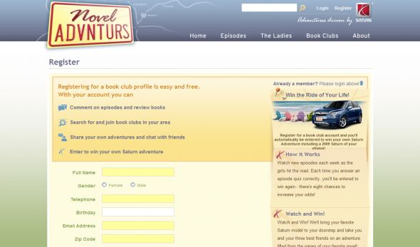 Novel Adventures Sweepstakes