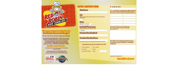 Red Robin Kids’ Cook-Off