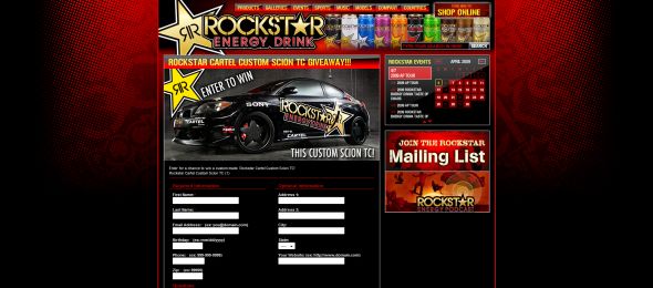 Rockstar Scion Sweepstakes
