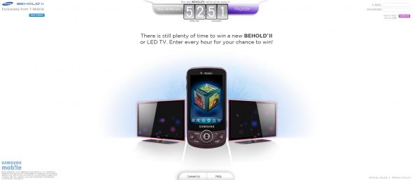 Samsung Mobile Be a Winner Giveaway