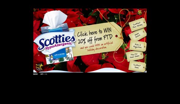 Scotties Pure Holiday Promotion