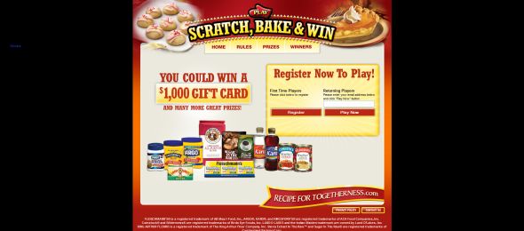 Scratch Bake & Win! 2009