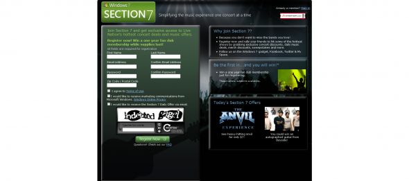 Windows 7 Section 7 Sweepstakes