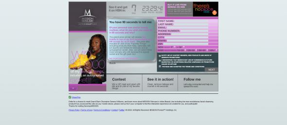 Serena Williams Viral Campaign Contest