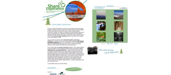 Share the Experience 2009 Official Federal Recreation Lands Photo Contest