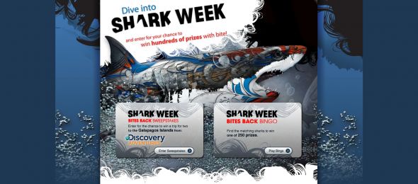 Discovery Channel Shark Week Bites Back Bingo And Sweepstakes