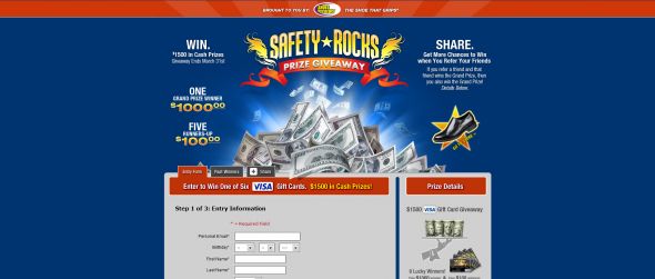 Shoes For Crews Safety Rocks Prize Giveaway