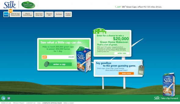 Silk Green Caps for Green Energy