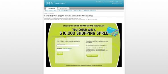 Save Big Win Bigger Instant Win and Sweepstakes
