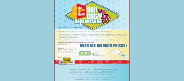 Sin City Showcase Sweepstakes