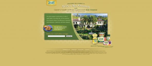 Smart Balance Taste the Best Life Sweepstakes