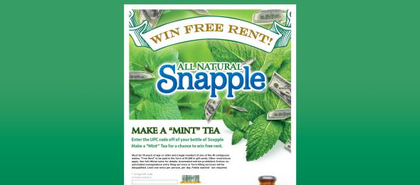 Snapple Make Some Mint Tea Sweepstakes