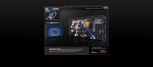 Verizon Wireless & New York Giants So You Think You Know Justin Tuck Sweepstakes & Instant Win Game