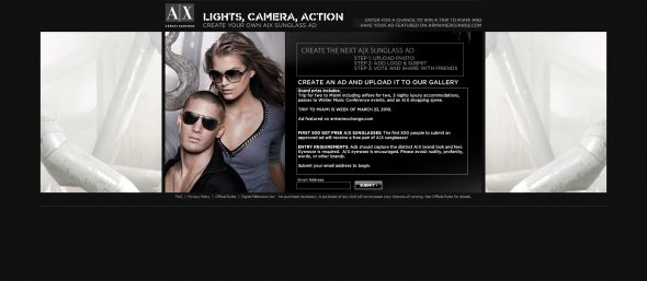 A|X Solar Style Create Your Own A/X Sunglass Ad Contest