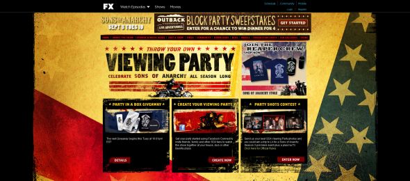 Sons of Anarchy Party Shots Contest
