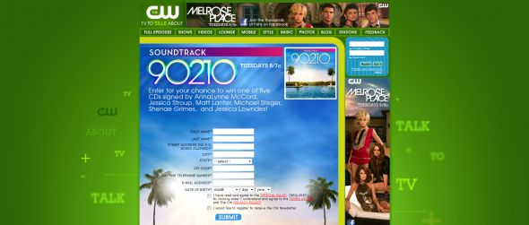 CW Soundtrack 90210 Signed CD Giveaway