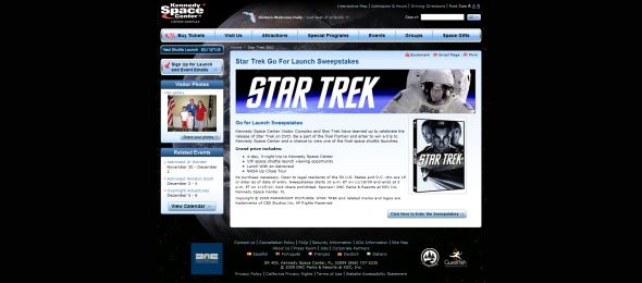Kennedy Space Center Visitor Complex Go For Launch Sweepstakes