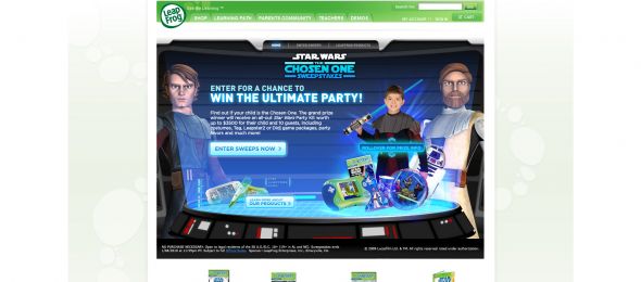 LeapFrog Chosen One Star Wars Sweepstakes