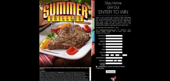 Stay Home Grill Out Sweepstakes Stay Home Grill Out Sweepstakes