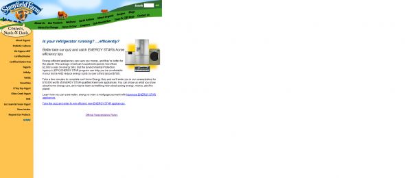 Stonyfield Farm ENERGY STAR Sweepstakes