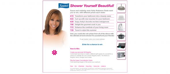 Suave Shower Yourself Beautiful Sweepstakes