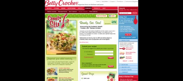 Betty Crocker Create a Stir Suddenly Salad Mix Recipe Contest
