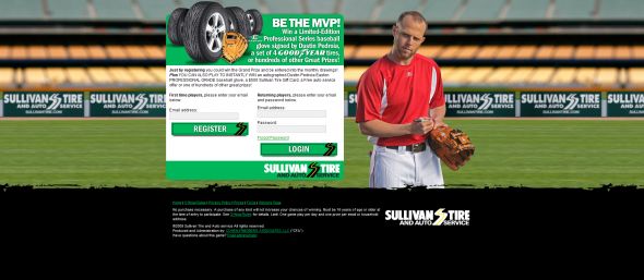 Sullivan Tire MVP Scratch, Match & Win Game