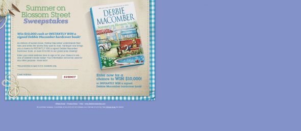 Harlequin’s Summer on Blossom Street Promotion
