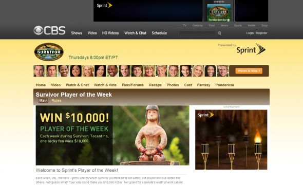 Sprint Player of the Week Sweepstakes