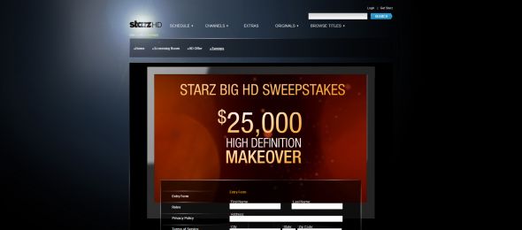 Starz Big HD Sweepstakes