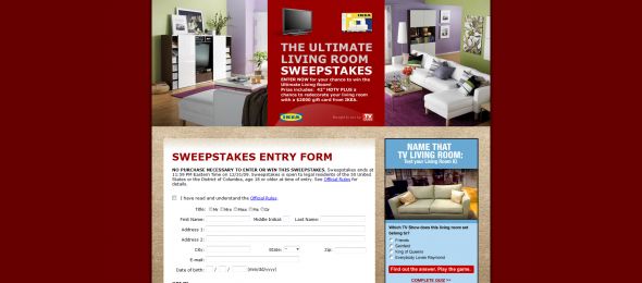 Ultimate Living Room Sweepstakes