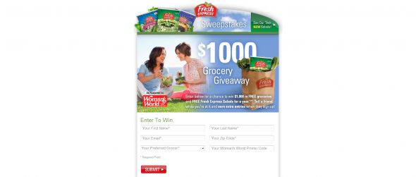 Fresh Express Grocery Sweepstakes