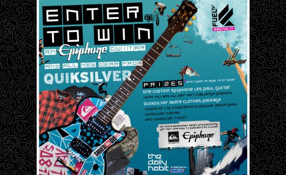 The Daily Habit’s Quiksilver Epiphone Giveaway